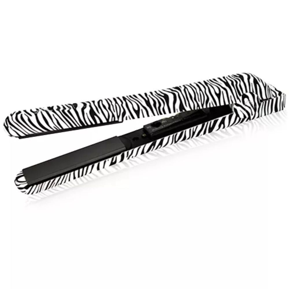 Sutra Beauty Zebra Ceramic Flat Iron Hair Straightener Ltd Magnetic Plates NWT - Picture 1 of 6